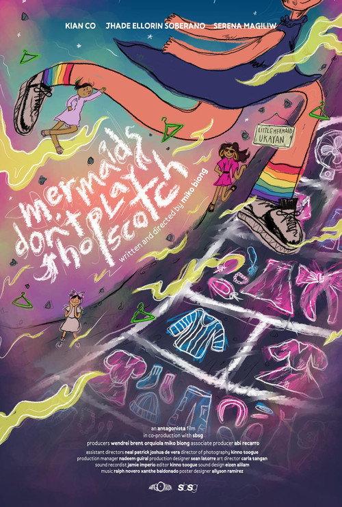 mermaids don't play hopscotch 2024 official movie poster