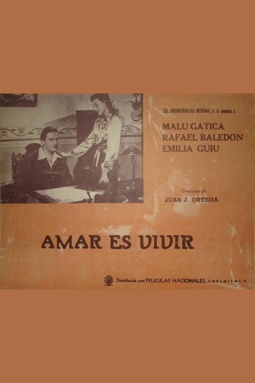 Amar es vivir 1946 official movie poster