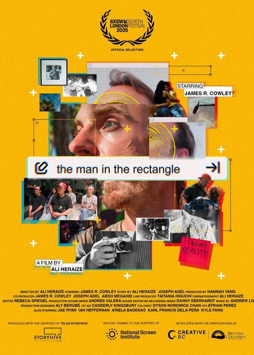 The Man in the Rectangle 2025 official movie poster