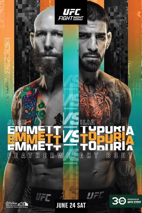 UFC on ABC 5: Emmett vs. Topuria 2023 official movie poster