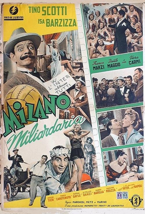 Milano miliardaria 1951 official movie poster