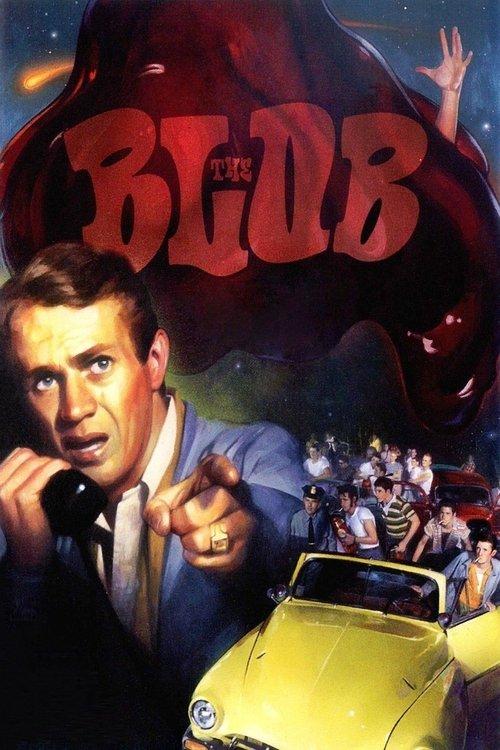 The Blob 1958 official movie poster