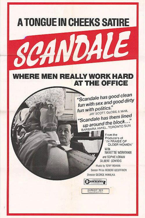 Scandale 1982 official movie poster