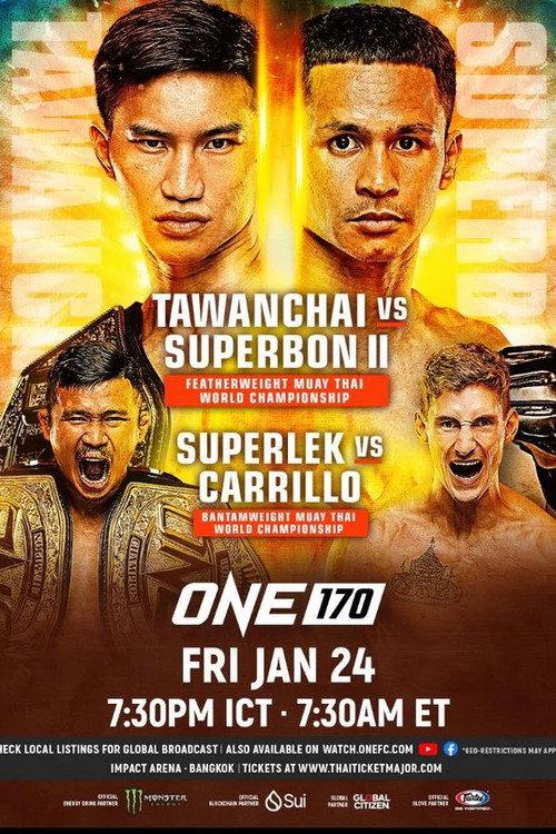 ONE 170: Tawanchai vs. Superbon 2 2025 official movie poster