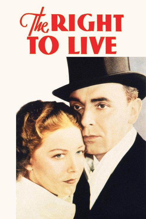 The Right to Live 1935 official movie poster