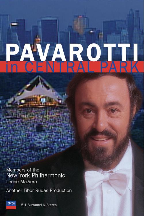 Pavarotti in Central Park 1993 official movie poster