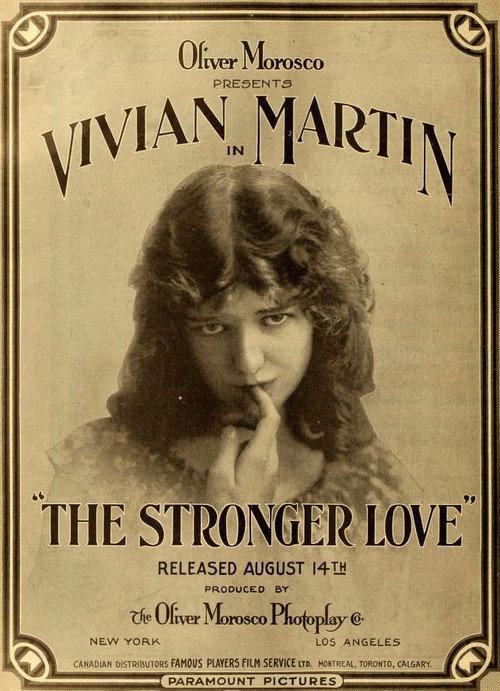 The Stronger Love 1916 official movie poster