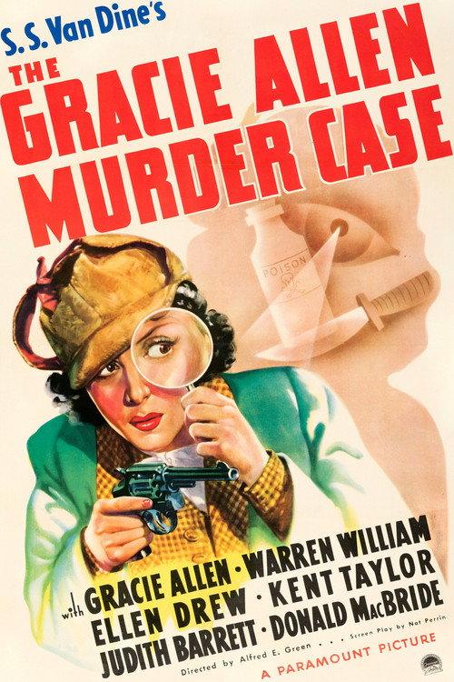 The Gracie Allen Murder Case 1939 official movie poster