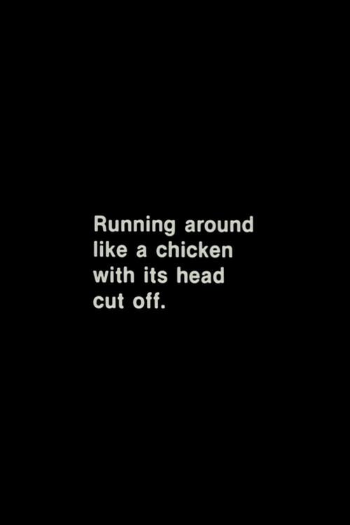 Running Around Like a Chicken With Its Head Cut Off 1960 official movie poster