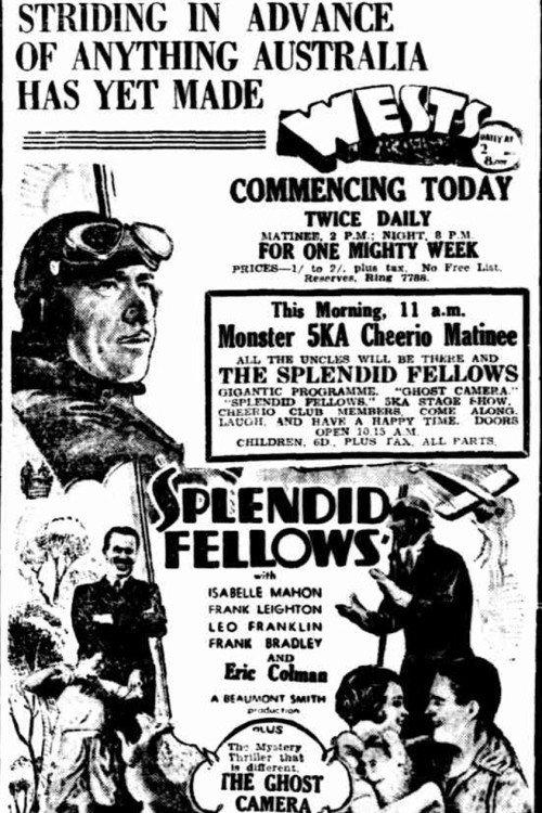 Splendid Fellows 1934 official movie poster
