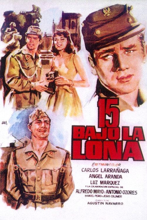 15 under the canvas 1959 official movie poster