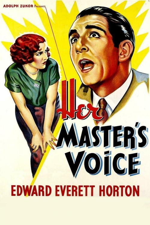 Her Master's Voice 1936 official movie poster