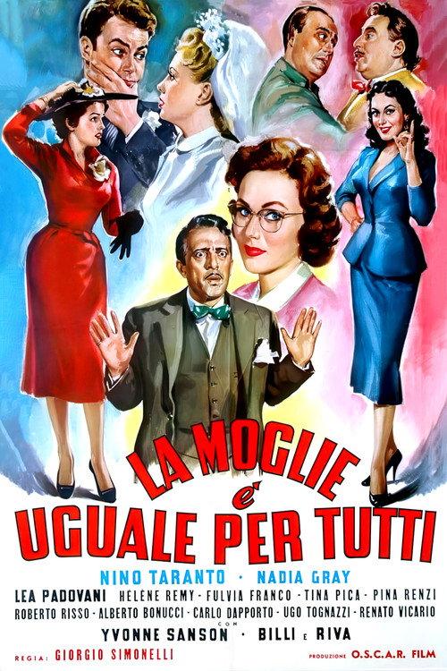 La moglie è uguale per tutti 1955 official movie poster