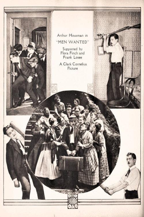 Man Wanted 1922 official movie poster