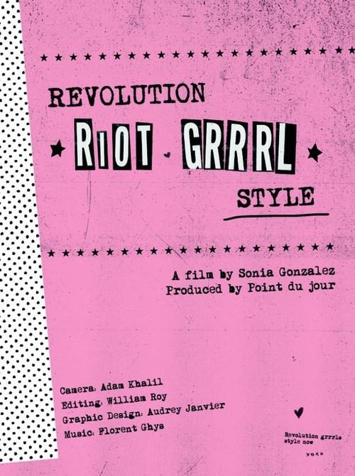 Revolution, Riot Grrrl Style 2014 official movie poster