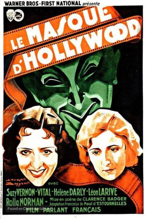 Le Masque d'Hollywood 1930 official movie poster