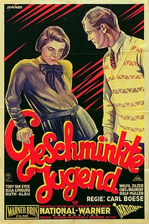 Geschminkte Jugend 1929 official movie poster
