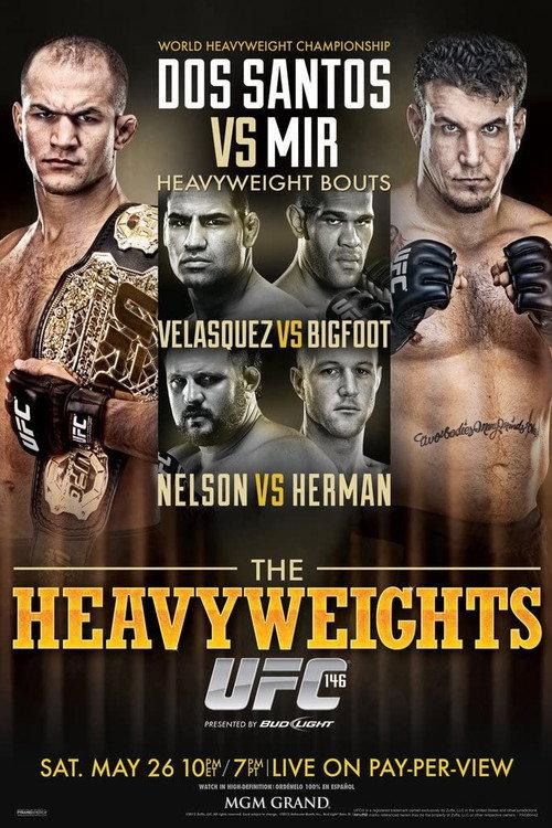 UFC 146: Dos Santos vs. Mir 2012 official movie poster