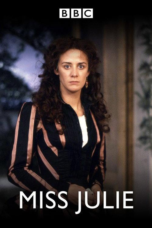 Miss Julie 1987 official movie poster