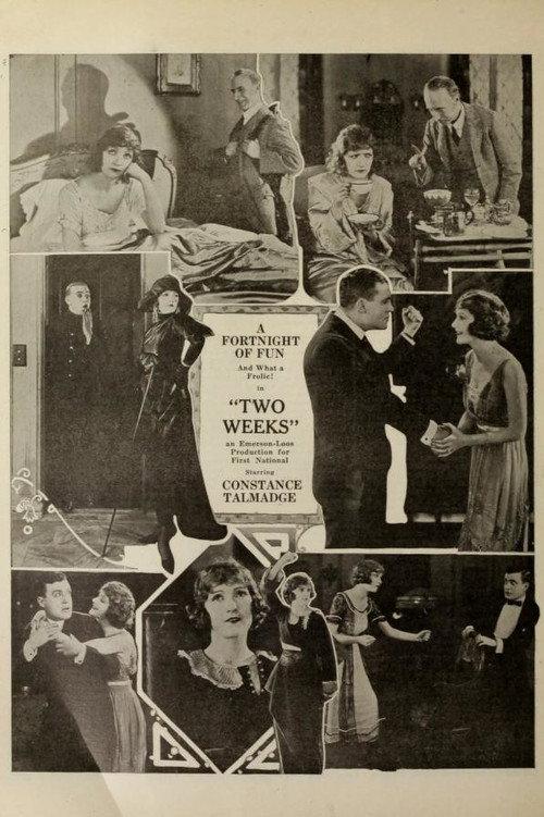 Two Weeks 1920 official movie poster