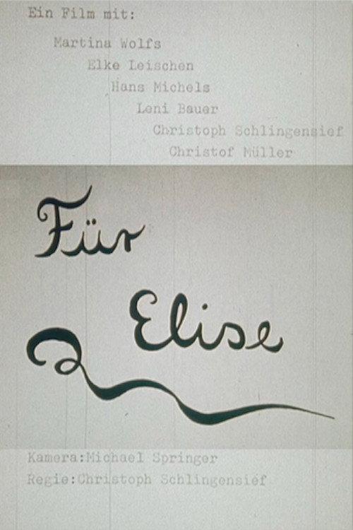 For Elise 1982 official movie poster