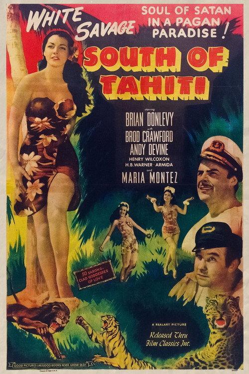 South of Tahiti 1941 official movie poster