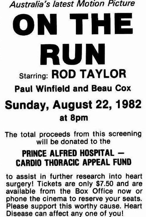 On the Run 1983 official movie poster