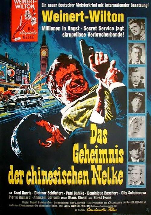 Secret of the Chinese Carnation 1964 official movie poster
