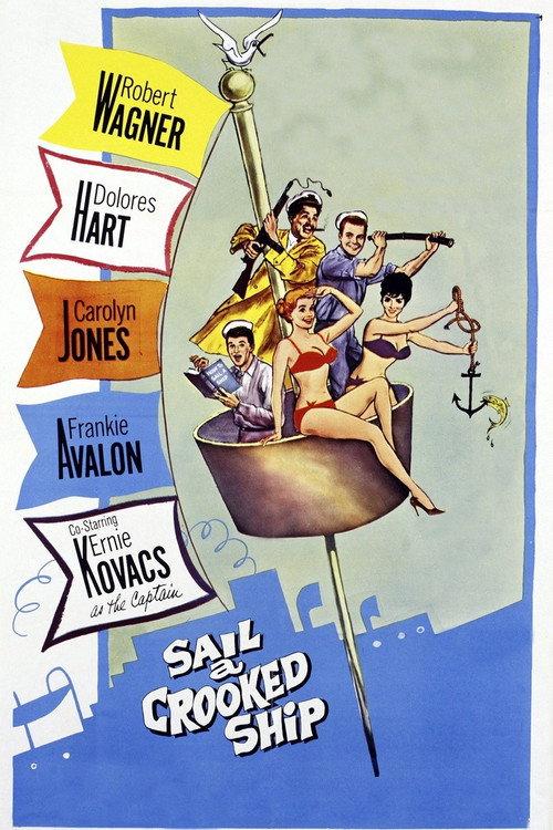 Sail a Crooked Ship 1961 official movie poster