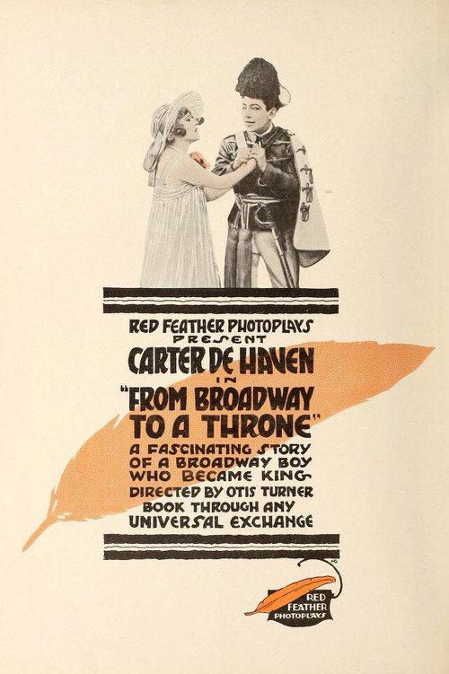 From Broadway to a Throne 1916 official movie poster
