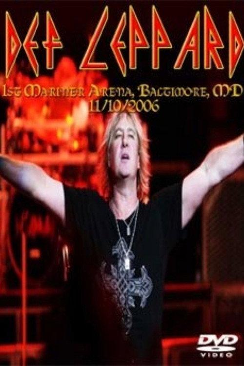 Def Leppard: Live In Baltimore 2006 official movie poster