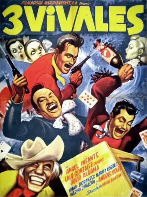 Los tres vivales 1958 official movie poster