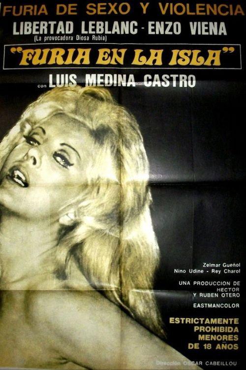 Furia en la isla 1978 official movie poster