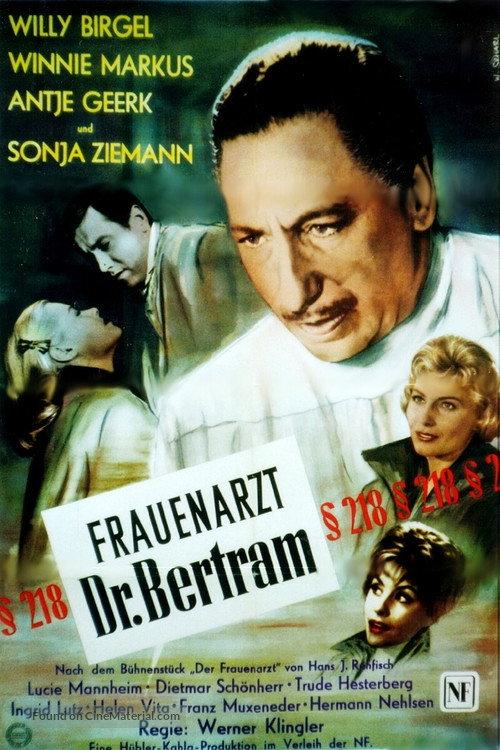 Frauenarzt Dr. Bertram 1957 official movie poster
