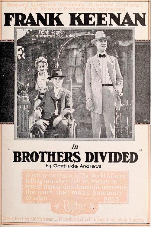 Brothers Divided 1919 official movie poster
