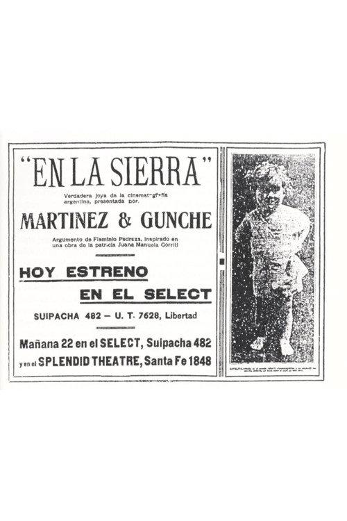 En la sierra 1918 official movie poster