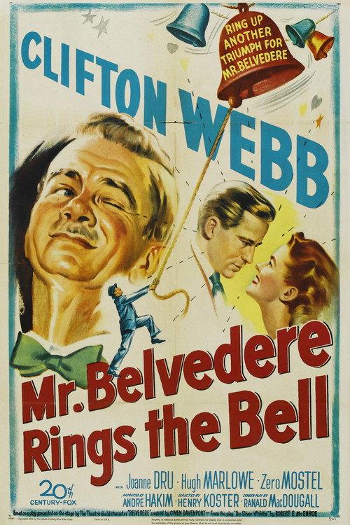 Mr. Belvedere Rings the Bell 1951 official movie poster