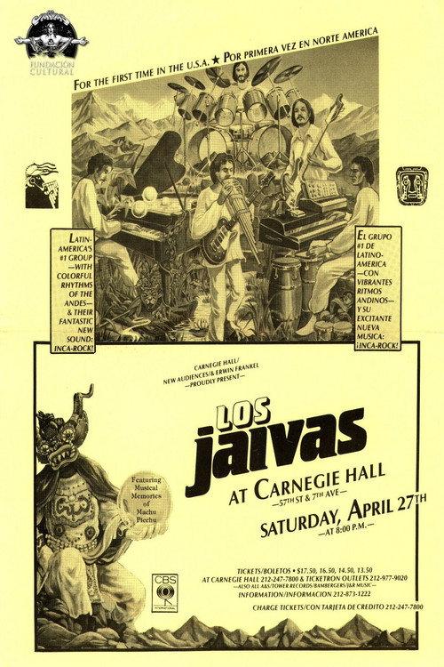 Los Jaivas en Nueva York, Abril 1985 2000 official movie poster