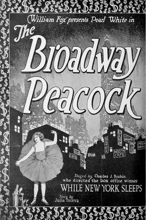 The Broadway Peacock 1922 official movie poster