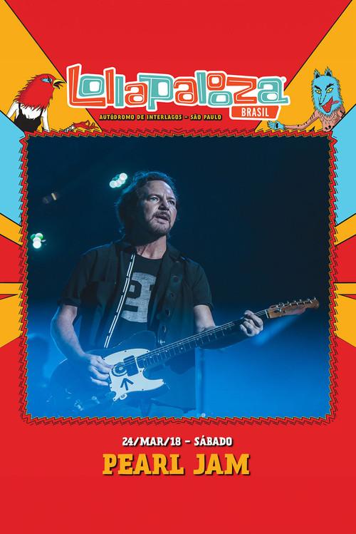 Pearl Jam: Lollapalooza Brazil 2018 [Animal] 2018 official movie poster