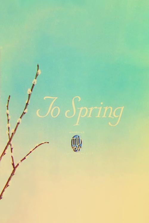 To Spring 1936 official movie poster