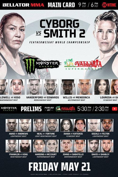 Bellator 259: Cyborg vs. Smith 2 2021 official movie poster