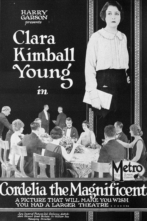 Cordelia the Magnificent 1923 official movie poster