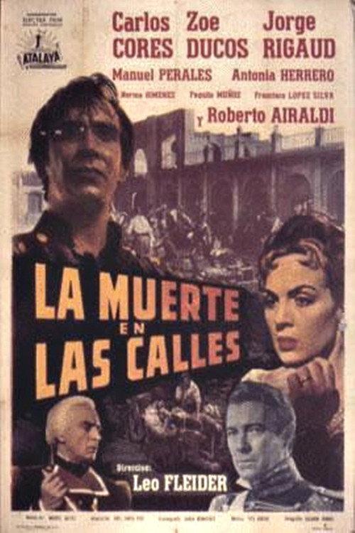 La muerte en las calles 1952 official movie poster