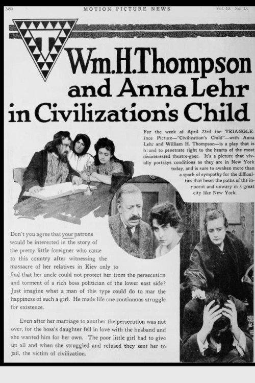 Civilization's Child 1916 official movie poster