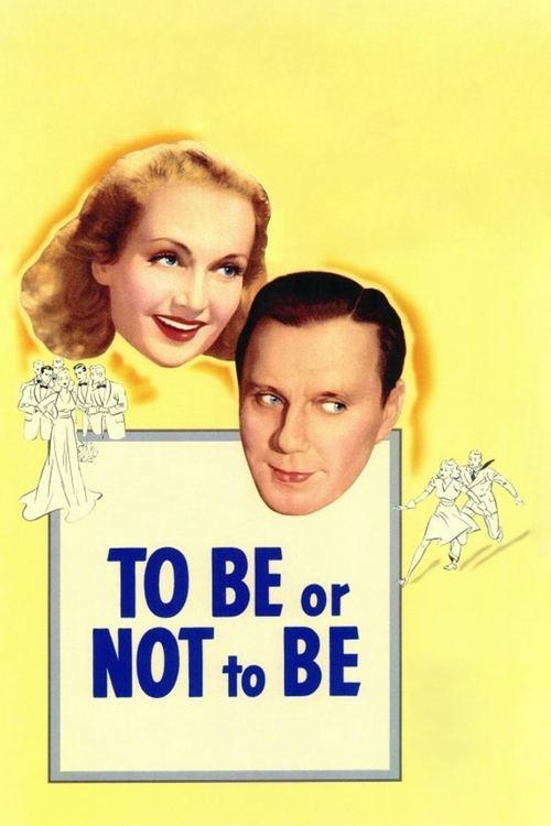 To Be or Not to Be 1942 official movie poster
