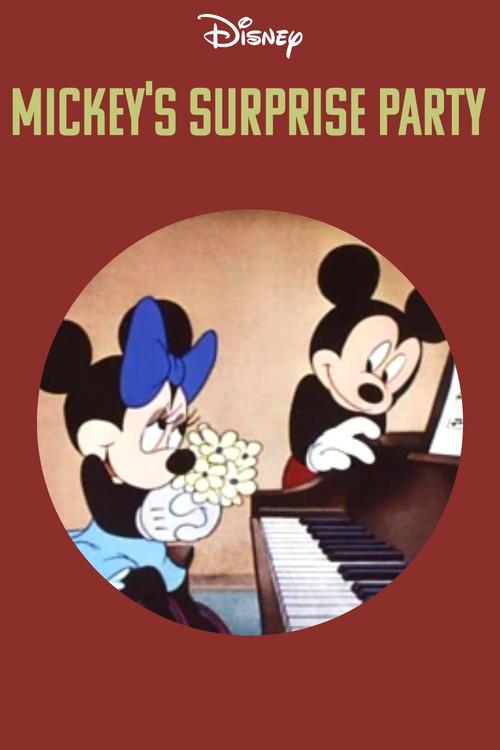 Mickey's Surprise Party 1939 official movie poster
