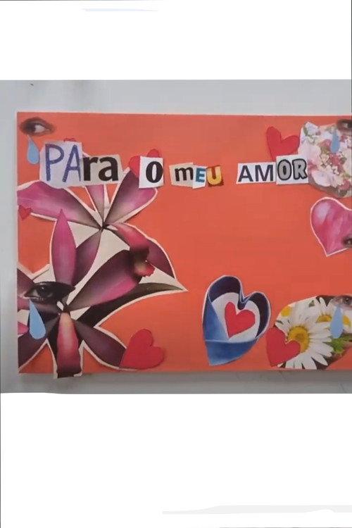 Sentada à Mesa, O Sentimento de Amor, em uma Colagem.  official movie poster