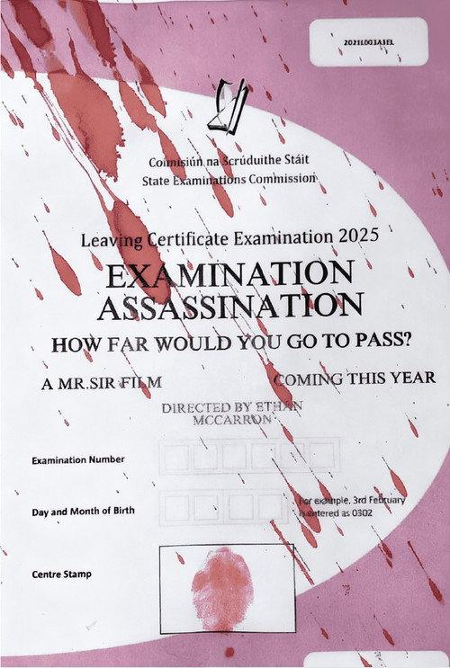 Examination Assassination 2025 official movie poster