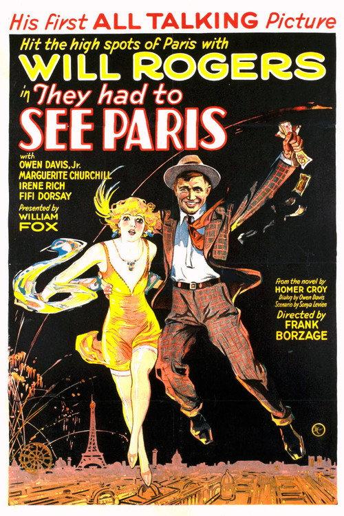 They Had to See Paris 1929 official movie poster